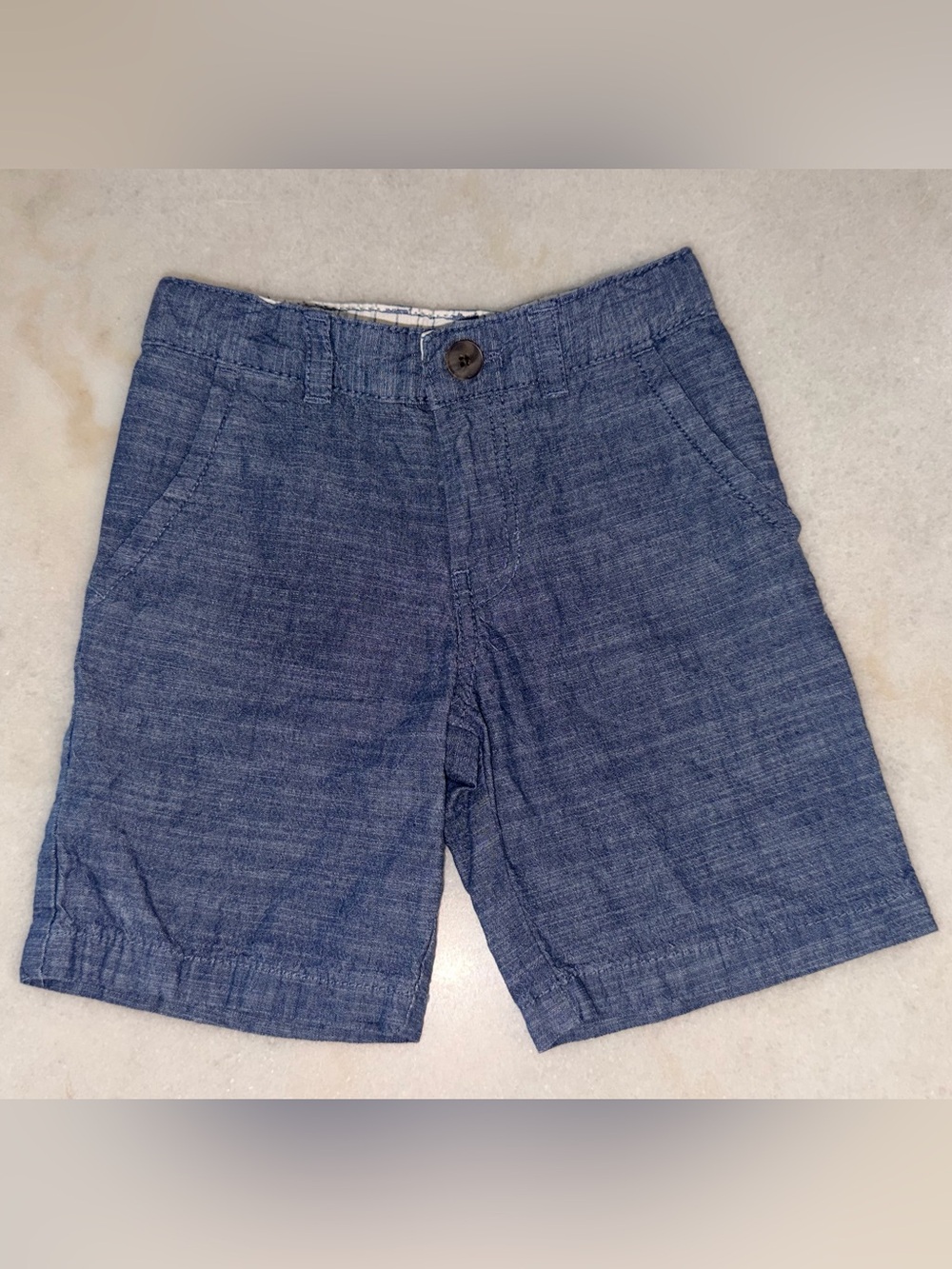 Chambray Boys' Shorts Size 6